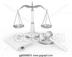 Clipart - Legal gavel, scales and law book. Stock ...