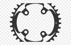Gears Clipart Bike Gear - Clip Art Bike Cranks - Png ...