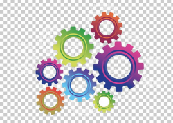 Gear Color Icon PNG, Clipart, Circle, Colorful Background ...