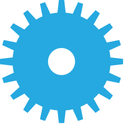 File:Gear shape blue.svg - Wikimedia Commons