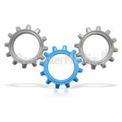 Three Gears Connected - Education and School - Great Clipart ...