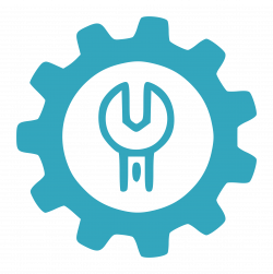 Clipart - Gear Wrench Icon