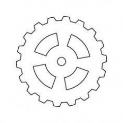 Image result for gear outline | Fun Factory | Gear drawing ...
