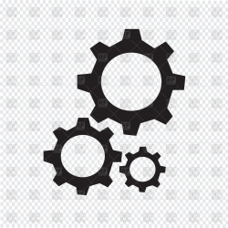 Gears Icon Transparent #385837 - Free Icons Library