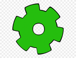 Green Gear Clipart - Png Download (#296715) - PinClipart