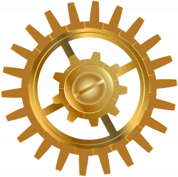 Gear Gold Clip Art PNG | Gallery Yopriceville - High-Quality Images ...