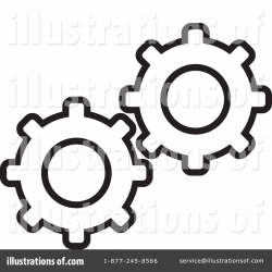 Gear Clipart #1228876 - Illustration by Lal Perera