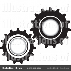 Gears Clipart #1444723 - Illustration by ColorMagic