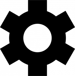 Gear Wheel In Black Svg Png Icon Free Download (#67707 ...