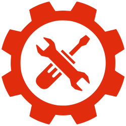 File:Red Silhouette - Gear and Tools.svg - Wikimedia Commons