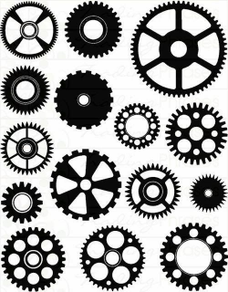 Steampunk tattoo stencils | Tattoo Ideas | Steampunk gears ...