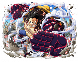 Monkey D. Luffy Gear 4 Bound Man by bodskih on DeviantArt