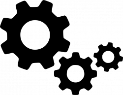 Svg Gear Different - Cogs Icon Png , Transparent Cartoon ...