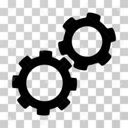 Transparent Gear Icon #283352 - Free Icons Library