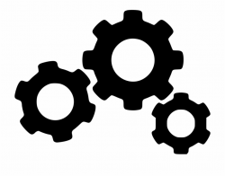 Svg Gear Black - Gears Free {#980331} - Pngtube