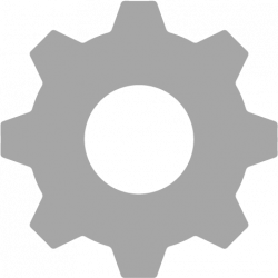 HD Gears Png File Grey - Transparent Background Gear Clipart ...