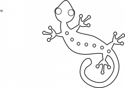 White Gecko Clip Art at Clker.com - vector clip art online ...