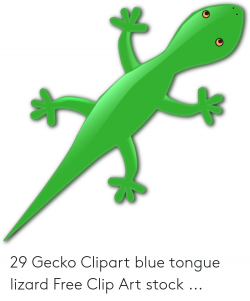 29 Gecko Clipart Blue Tongue Lizard Free Clip Art Stock ...