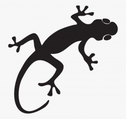 Gecko Clipart Silhouette - Gecko Lizard Silhouette #1459603 ...