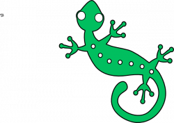 Green Gecko Clip Art at Clker.com - vector clip art online ...