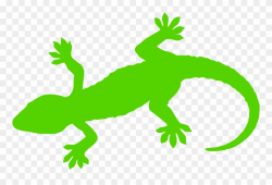 Gecko Clipart Silhouette - Inheritance Real Time Example ...