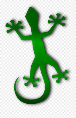 Clip Art Gecko By Merlin 2525 Clipartist - Lagartija Png ...
