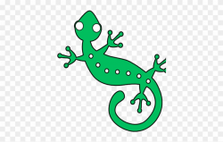 Gecko Clipart - Green Lizard Clip Art - Png Download ...