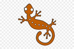 Brown Clipart Gecko - Lizard Brown Clipart, HD Png Download ...