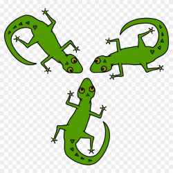 Gecko Salamander Lizard - Lizards Clipart, HD Png Download ...