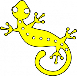 28+ Collection of Yellow Spotted Lizard Drawing | High quality, free ...