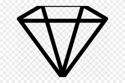 Gems Clipart Diamond Shape - Diamond Drawing, HD Png ...