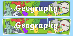 FREE! - Geography Display Banner