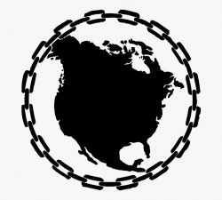 North America Geography Clipart Computer Icons Map - Chain ...