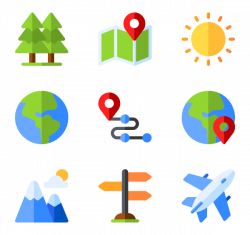 34 geography icon packs - Vector icon packs - SVG, PSD, PNG, EPS ...