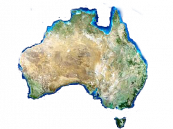 Australia Map Clip art - Satellite Map of Australia 667*500 ...