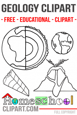 FREE Geology Clipart | 8th grade science | Science clipart ...