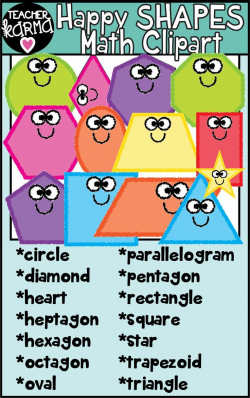 Math Shapes, Geometry Clipart | TpT Misc. Lessons | Teaching ...