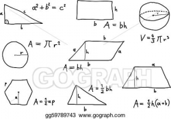 Vector Art - Math lesson. Clipart Drawing gg59789743 - GoGraph