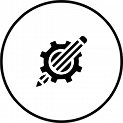 Drawing Pencil Geometry Setting Gear Design Svg Png Icon Free ...