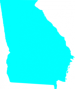 Georgia State Map Outline Solid Clip Art at Clker.com - vector clip ...