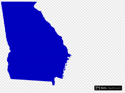 Georgia State Map Outline Solid Clip art, Icon and SVG - SVG ...