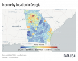 Cdoovision.com Income Heat Map Us Interactive. Dunkin Donuts Us Map ...
