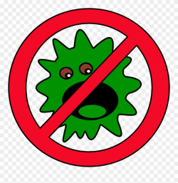 Bacteria Clipart Flu Bug - Easy To Draw Germs - Png Download ...