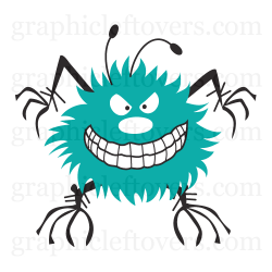 Angry Bug Or Germ · GL Stock Images