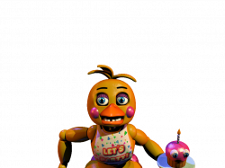Toy Chica (With Beak and Eyes) by PrimeYT on DeviantArt