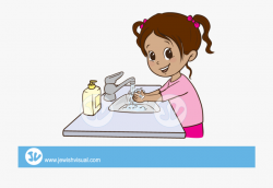 Cleaning Clipart Person - Clipart Girl Washing Hands #244515 ...