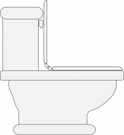 Clipart - Toilet (Seat Open)