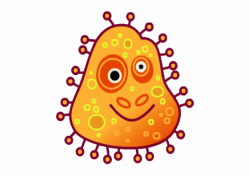 Orange Bug Clip Art - Orange Germ Clipart, Transparent Png ...