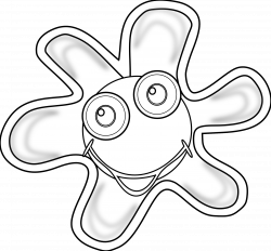 germs clipart black and white - Clipground