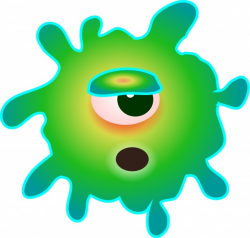 Cartoon Germ Virus Free Stock Photo - Public Domain Pictures